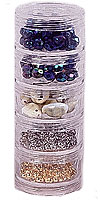 5 Tier 2 inch Stackable Storage Containers