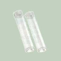 3 inch Clear Plastic Storage Tubes with Tops