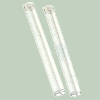 6 inch Clear Plastic Storage Tubes with Tops