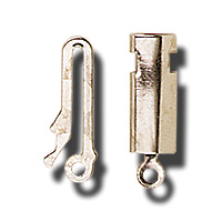 Silver Snap-in & Hook Clasps