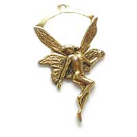 26X16mm Gold Non-Precious Single Hole Fairy Metal Charms