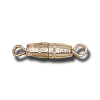 Silver Slender Screw Clasps