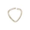 Silver Small Triangle Wide Bails