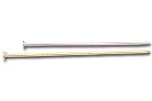 1.75 Inch Non-Precious Silver Head Pin, 24 Gauge