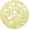 8/0 Japanese Cut Off Cylinder Seed Bead, Pale Yellow Satin