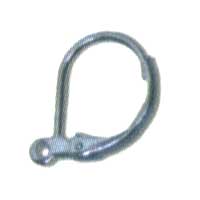 Silver Non-Precious Lever Back Ear Wires