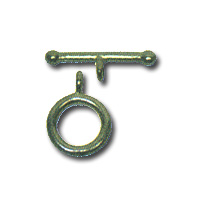 Gold 12mm Toggle Clasps