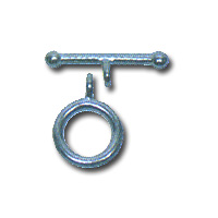 Silver 12mm Toggle Clasps