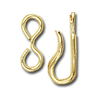 Gold Hook & Figure 8 Eye Set Clasp