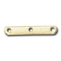 3-hole Gold Non-Precious Space Bars