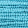 8/0 Czech Seed Bead, Opaque Blue Turquoise