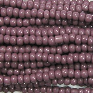 8/0 Czech Seed Bead, Opaque Purple