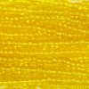 8/0 Czech Seed Bead, Transparent Citrine