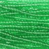 8/0 Czech Seed Bead, Transparent Peridot