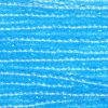 8/0 Czech Seed Bead, Transparent Aqua Blue