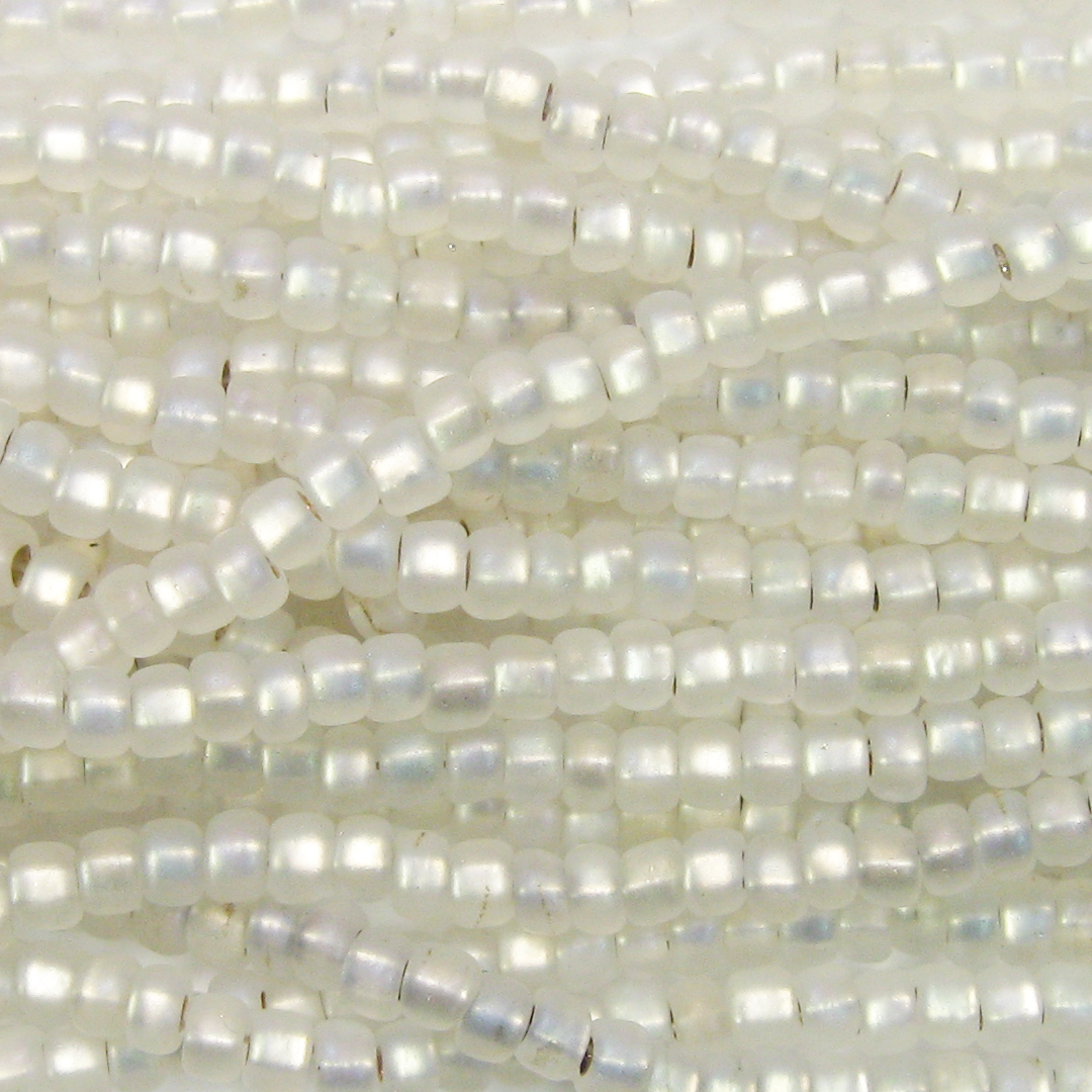 Czech Seed Bead 6/0 (4mm) Beads Silver Lined Crystal (10 Grams) Beads 