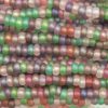 8/0 Czech Seed Bead, Frosted Spring Fever Mix