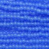 8/0 Czech Seed Bead, Waxy Sapphire Blue