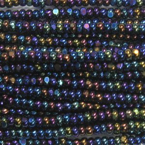 13/0 Czech Charlotte Cut Seed Bead, Blue Iris