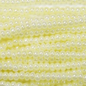 11/0 Czech Seed Bead, Ceylon Light Yellow*