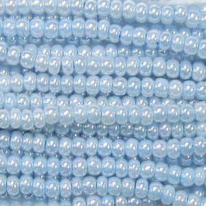 11/0 Czech Seed Bead, Ceylon Light Blue*