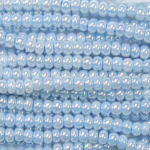 11/0 Czech Seed Bead, Ceylon Light Blue*