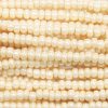 11/0 Czech Seed Bead, Ceylon Eggshell*