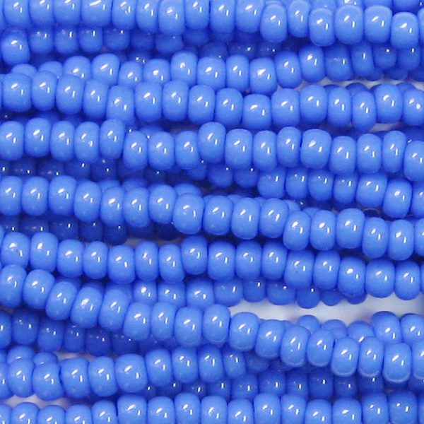 11/0 Czech Seed Bead, Opaque Sapphire Blue