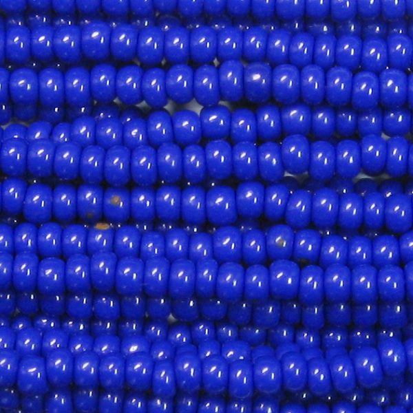 11/0 Czech Seed Bead, Opaque Royal Blue