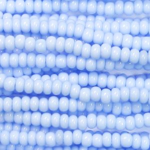 11/0 Czech Seed Bead, Opaque Powder Blue