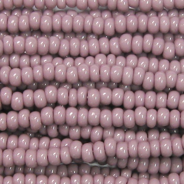 11/0 Czech Seed Bead, Opaque Lavender