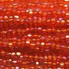 12/0 Czech Three Cut Seed Bead, Transparent Dark Hyacinth AB