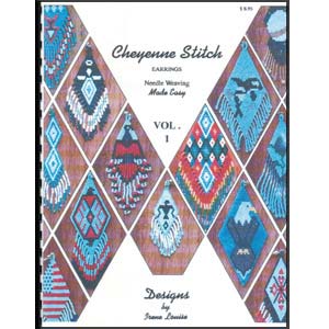Cheyenne Stitch Earrings: Needle weaving made easy Vol 1 by Irene Louise