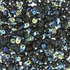 2.5x5mm SuperDuos Black AB