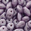 2.5x5mm SuperDuo Opaque Mauve Luster