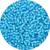 11-0 Two Tone Lined Aqua Blue-White Japanese Seed Bead