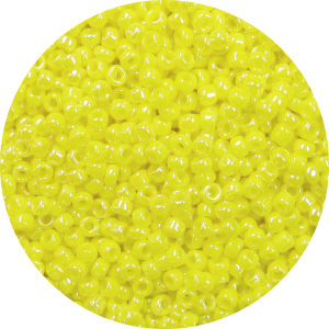 11/0 Japanese Seed Bead, Opaque Yellow Luster
