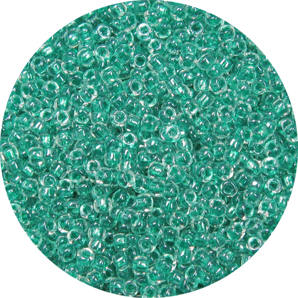 11/0 Metallic Lined Luster Emerald Green Japanese Seed Bead 716