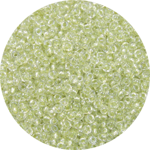 11/0 Metallic Lined Luster Light Green Japanese Seed Bead 707