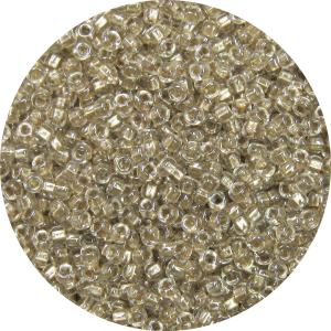 11/0 Metallic Lined Luster Tan Brown, Sand Japanese Seed Bead 703