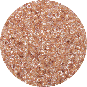 11/0 Metallic Lined Luster Flesh Pink/ Putty Japanese Seed Bead 705