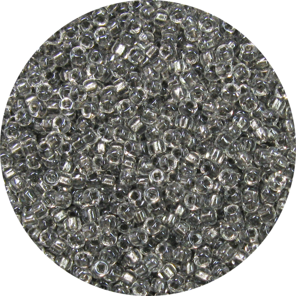 11/0 Metallic Lined Luster Gray Japanese Seed Bead 711