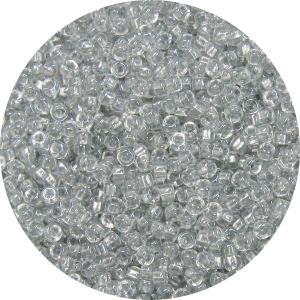 11/0 Metallic Lined Luster Light Gray Japanese Seed Bead 721