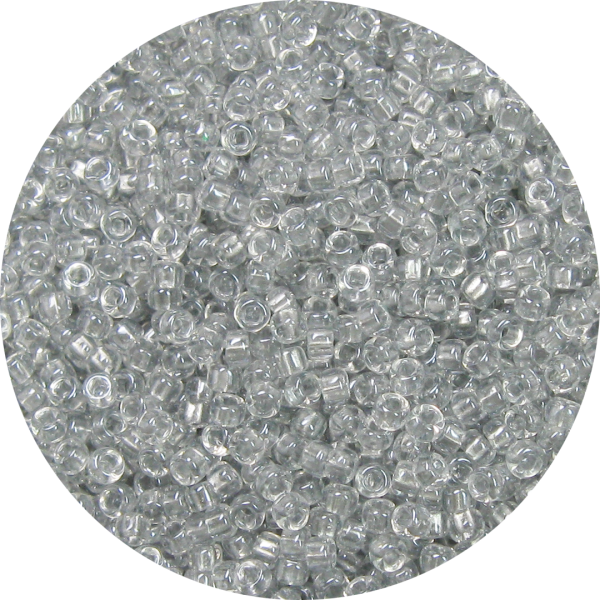 11/0 Metallic Lined Luster Light Gray Japanese Seed Bead 721