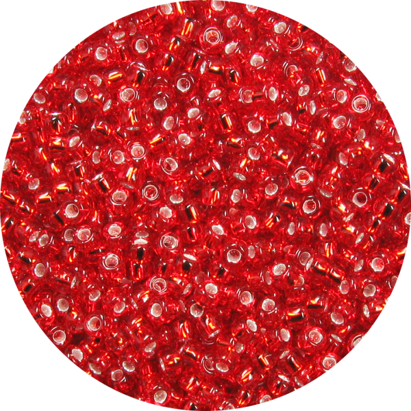 11-0 Silver Lined Ruby Red Japanese Seed Bead