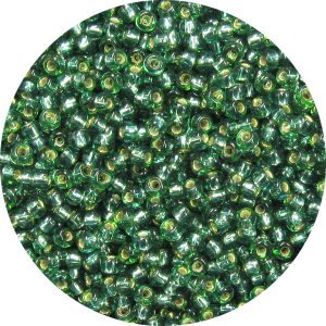 11-0 Silver Lined Light Gray-Green Japanese Seed Bead