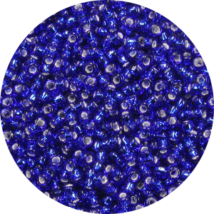 11-0 Silver Lined Cobalt Blue Japanese Seed Bead
