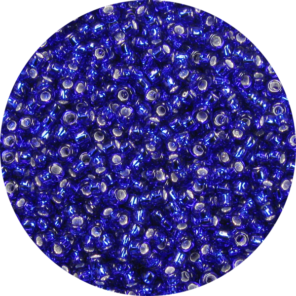 11-0 Silver Lined Cobalt Blue Japanese Seed Bead