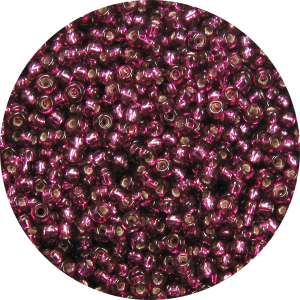 11-0 Silver Lined Fuchsia Pink Japanese Seed Bead