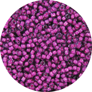11-0 Two Tone Lined Amethyst Purple-Fuchsia Pink Japanese Seed Bead